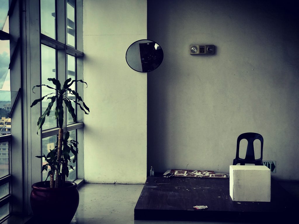 Nap Jamir's studio at school
